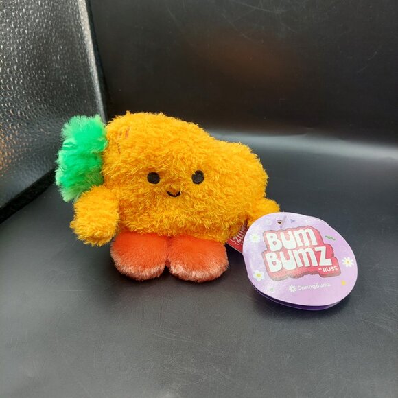 NWT Carson the Carrot BumBumz Russ Plush Toy Springbumz Collectible - Picture 1 of 7